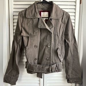American Eagle Outfitters| Women's Utility Jacket Large Brown/Grey
